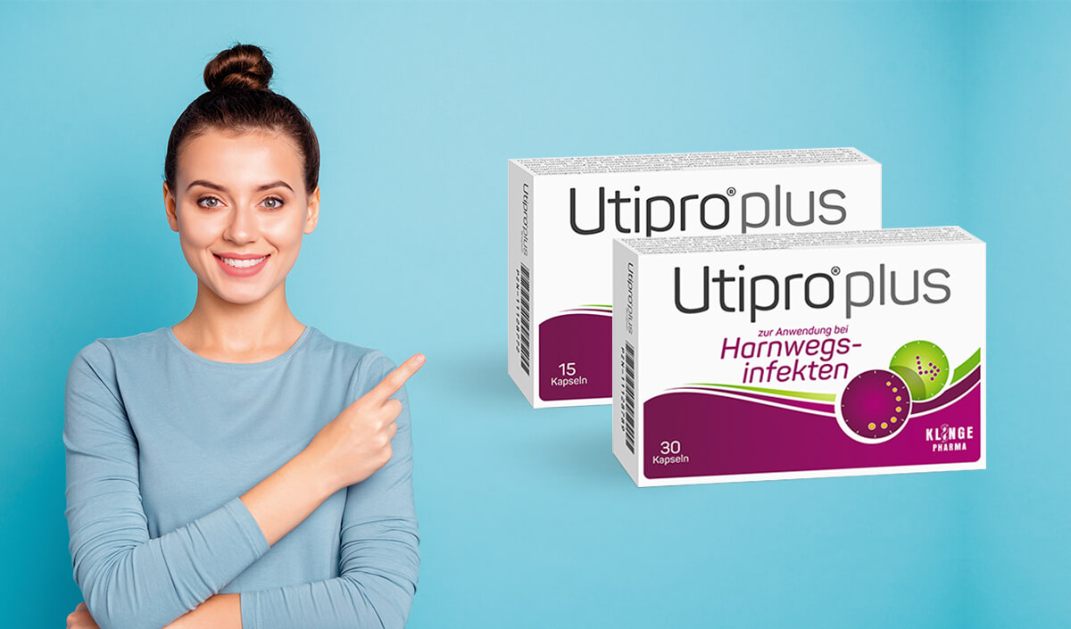 Utipro® plus hilft mit natürlichen Wirkstoffen gegen Blasenentzündungen.